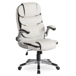 Fotel Obrotowy LIVERPOOL Biały Ekoskóra