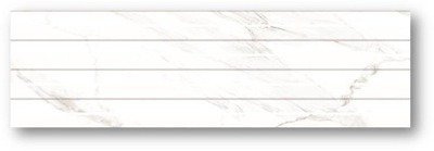 Halcon Naos Bianco Mate Relieve 25x85