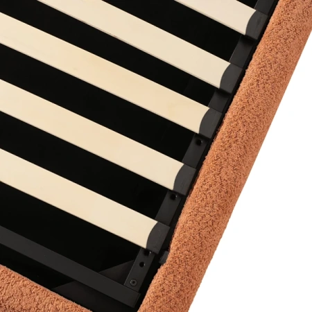 Łóżko 160x200 ROSSO Rude Boucle Z Pojemnikiem