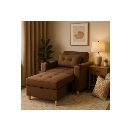 Fotel SOLOR Brązowy