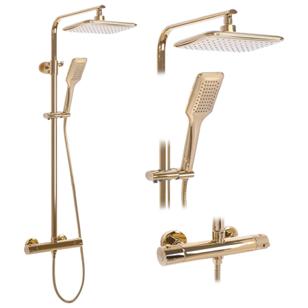 ZESTAW NATRYSKOWY TOM ZŁOTY TERMOSTAT