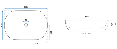 UMYWALKA CLEO 61 BLACK EDGE - NABLATOWA