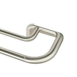 UMBRA karnisz TWILIGHT DOUBLE 76 - 213    cm srebrne