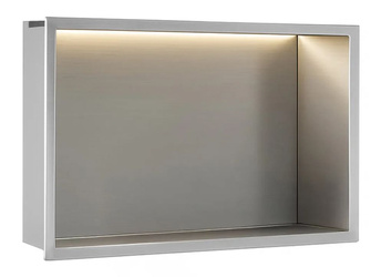 PÓŁKA WNĘKOWA LED 30x45x10 cm BRUSH