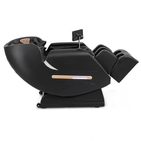 Fotel Masujący VX MAX Czarny Ekoskóra