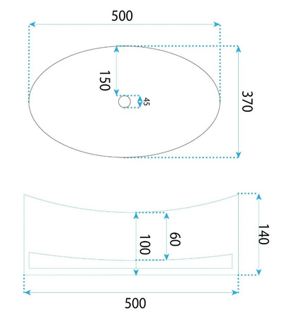 UMYWALKA HARPER TRANSPARENT - NABLATOWA