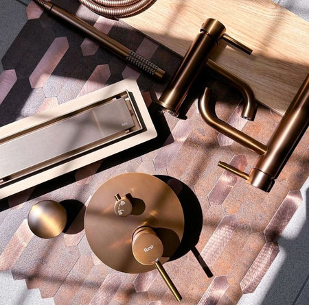 ODPŁYW NEOX MIEDŹ SZCZOTKOWANA 1000