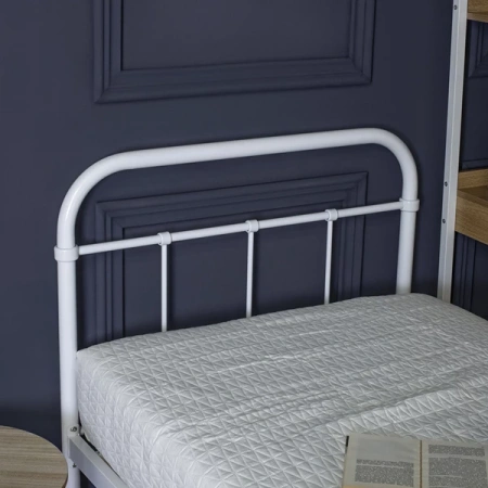 Łóżko 90x200 cm PABLO Białe