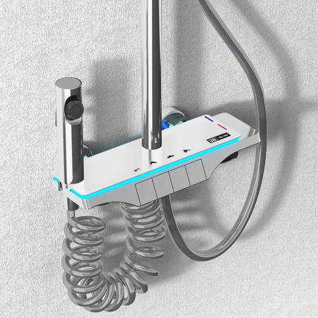 ZESTAW NATRYSKOWY SAVIO LED CHROM