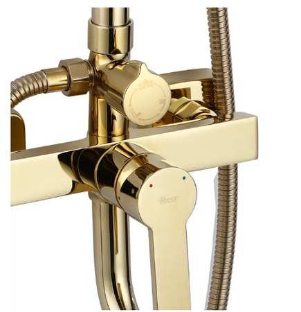 ZESTAW NATRYSKOWY MY2021-77G ARGUS ZŁOTY