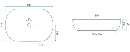 UMYWALKA CLEO 61 GOLD EDGE - NABLATOWA