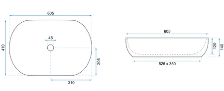 UMYWALKA CLEO 61 BLACK - NABLATOWA