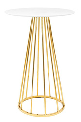 Stolik barowy GLAM 60 biały