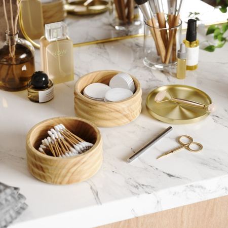 UMBRA organizer na biżuterię TESORA       złoty / jasnobrązowy