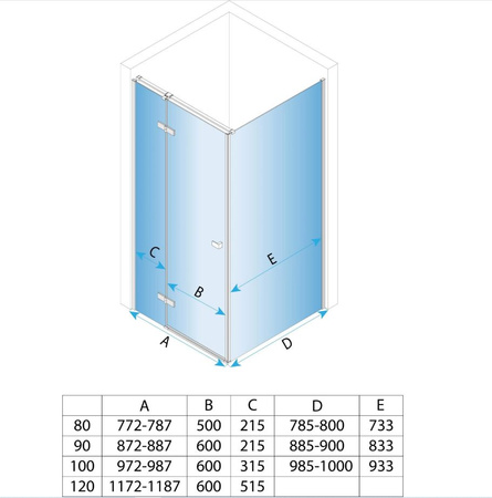 ŚCIANKA ATLAS CHROM 90