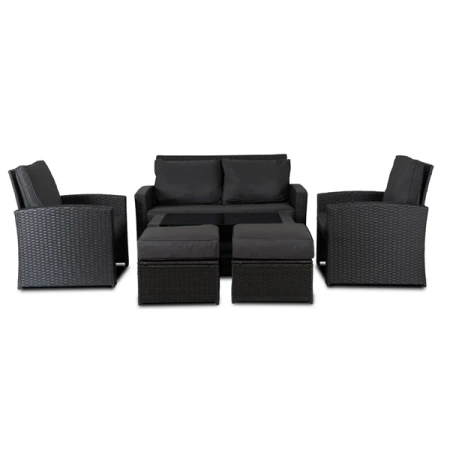 Zestaw Mebli Ogrodowych FLORYDA Ciemnoszary