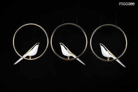 MOOSEE lampa wisząca BIRD LINE złota