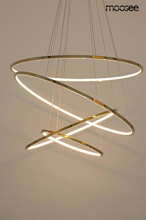 MOOSEE lampa wisząca RING SLIM M złota