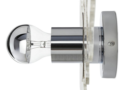 MOOSEE lampa ścienna ICE 3D               transparentna