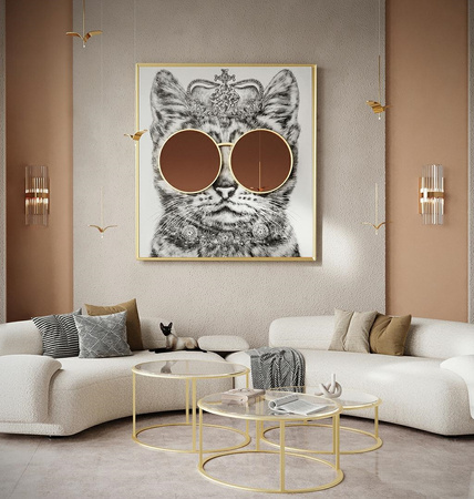 MOOSEE lampa ścienna MILAGRO złota