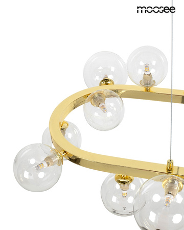 MOOSEE lampa wisząca ALURE OVAL 120       złota