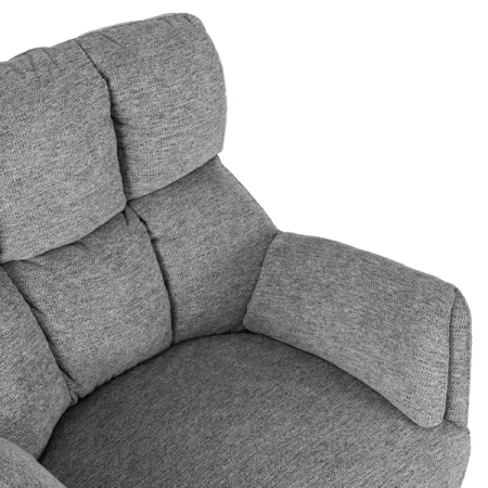 Fotel Wypoczynkowy Obrotowy REAL Szary