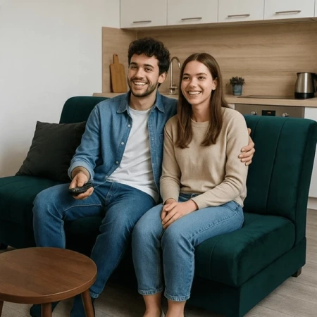 Zestaw 2x Sofa SIGMA Zielona