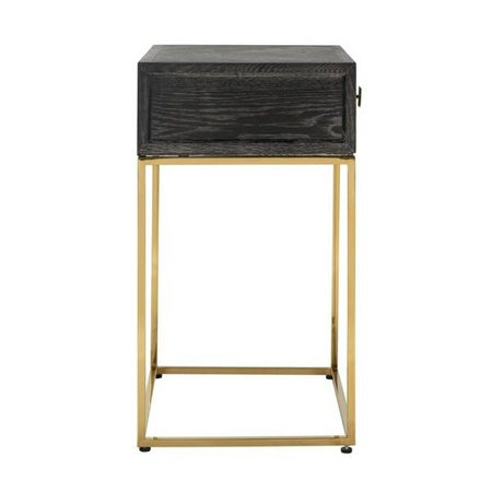 RICHMOND szafka nocna BLACKBONE GOLD - 1 szuflada