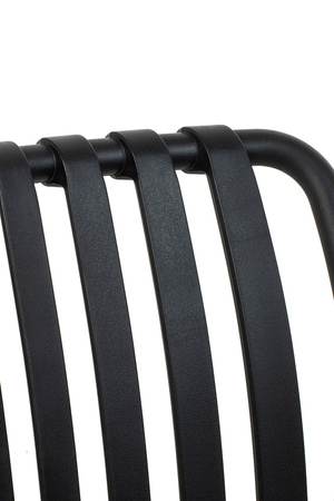 MODESTO krzesło STRIPS ARM czarne
