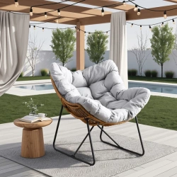 Fotel Wypoczynkowy FIN Szary