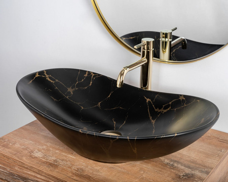 UMYWALKA ROYAL MARBLE BLACK  MATT - NABLATOWA