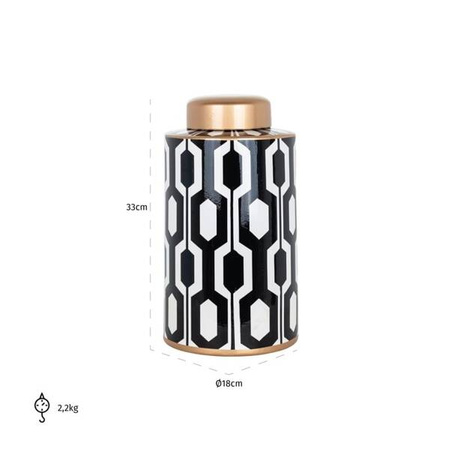 RICHMOND pojemnik ozdobny/wazon FAYLINN BIG