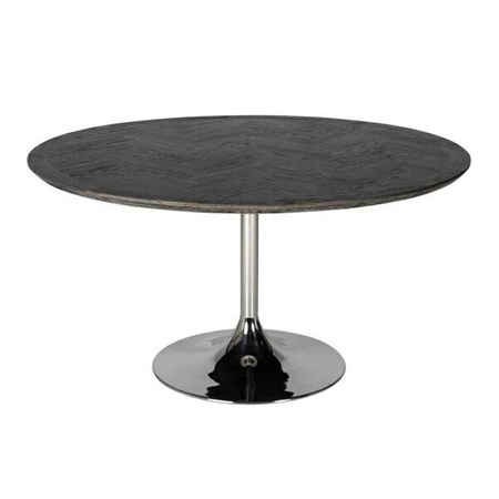 RICHMOND stół jadalniany BLACKBONE SILVER 140