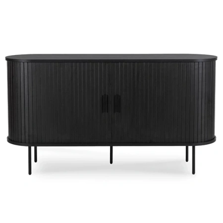 Komoda Dwudrzwiowa Rozsuwana TRISH 140 Czarna