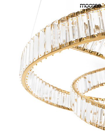 MOOSEE lampa wisząca WAVE 80 złota