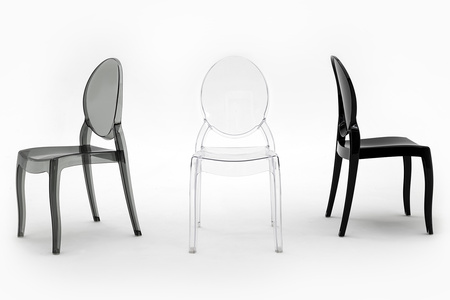 Krzesło ELIZABETH transparentne -  poliwęglan
