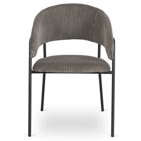 Krzesło TINKA Szare Sztruksowe