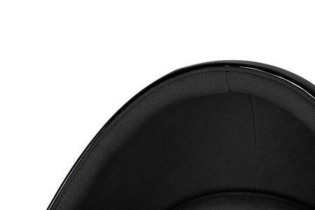 Fotel OVALIA BLACK czarny - włókno        szklane, metal