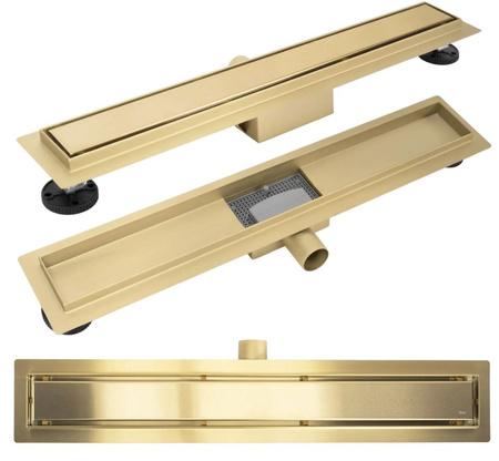 ODPŁYW NEOX ZŁOTY SZCZOTKOWANY 900