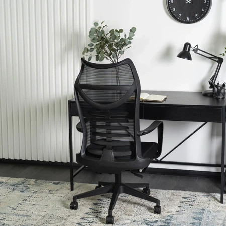 Fotel Obrotowy ACTON Czarny