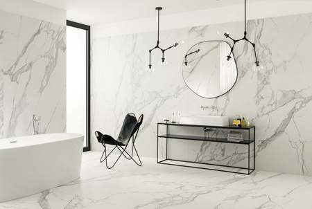 TUBĄDZIN GRAND BEAUTY SPECCHIO CARRARA SATYNA 59,8x59,8