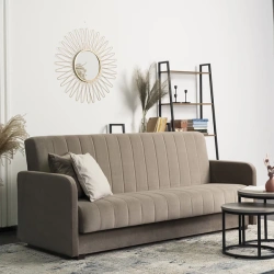 Zestaw 2x Sofa PORTO Beżowa