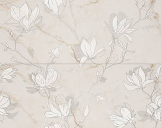 Tubądzin Liberte Fleur Dekor Ścienny 2-elementowy 59,8x74,8