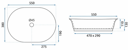 UMYWALKA WILMA RUSTIC - NABLATOWA