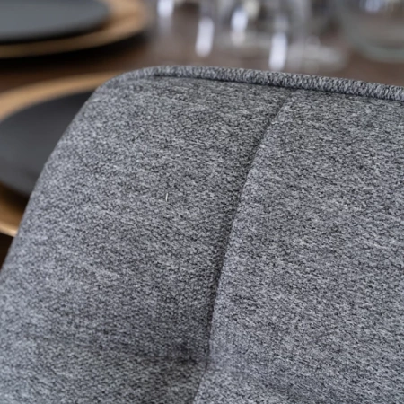 Krzesło RICK 2 Szare Tapicerowane