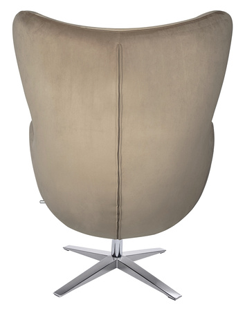 Fotel EGG SZEROKI VELVET khaki