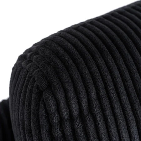 Fotel TORRES Czarny Sztruksowy