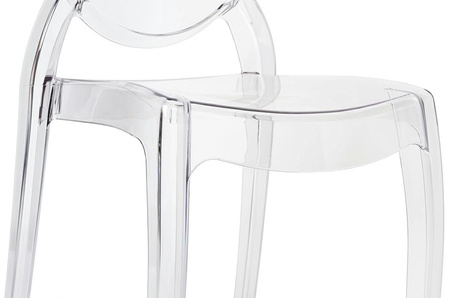 Krzesło ELIZABETH transparentne -  poliwęglan