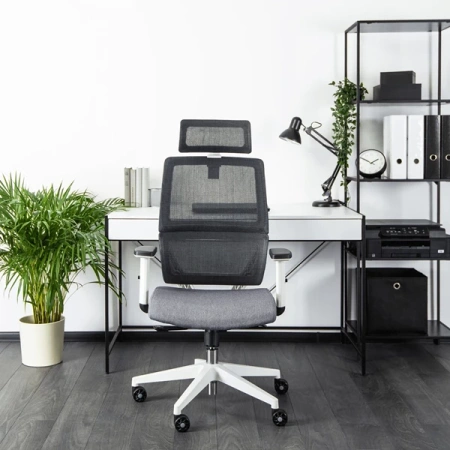 Fotel Obrotowy NICKI Szary