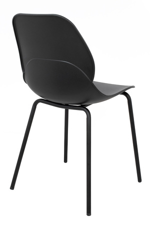 Krzesło ARIA czarne - polipropylen,       metal